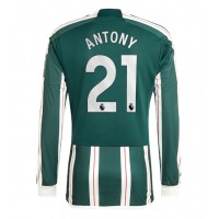 Manchester United Antony #21 Auswärtstrikot 2023-24 Langarm
